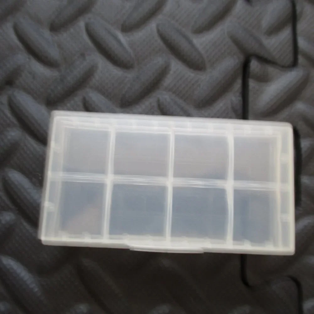 5 - 18650 Battery Storage Case W/Clip for 2x Rechargeable Battery Waterproof